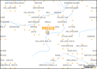 map of Poggio