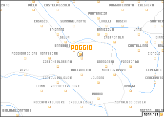 map of Poggio