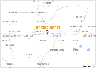 map of Poggiridenti