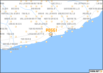 map of Poggi