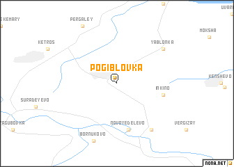 map of Pogiblovka