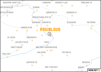 map of Pogiblovo