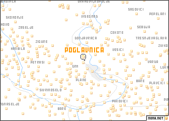 map of Poglavnica