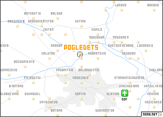map of Pogledets