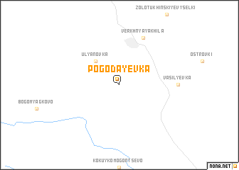 map of Pogodayevka