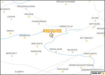 map of Pogodino