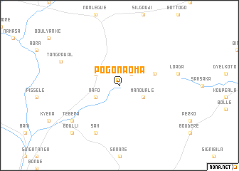 map of Pogonaoma