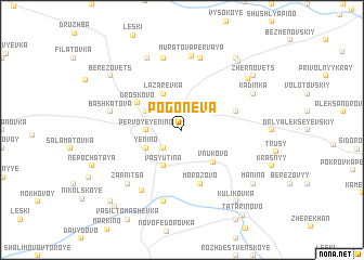 map of Pogoneva