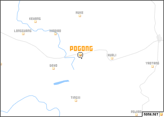 map of Pogong
