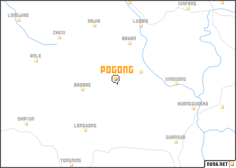 map of Pogong