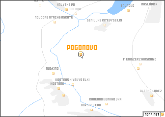 map of Pogonovo