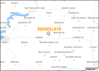 map of Pogorelaya