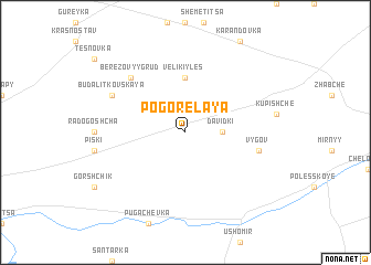 map of Pogorelaya