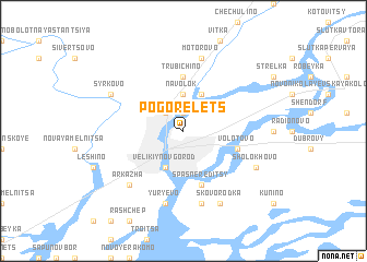 map of Pogorelets