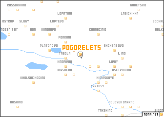 map of Pogorelets