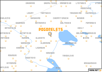 map of Pogorelets