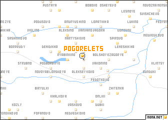 map of Pogorelets