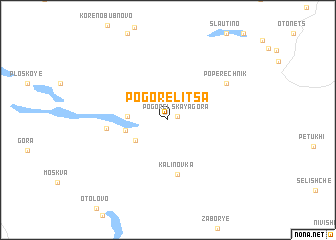 map of Pogorelitsa