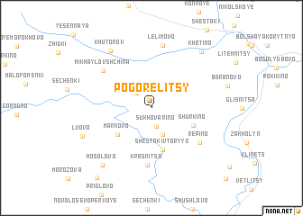 map of Pogorelitsy