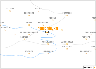 map of Pogorelka