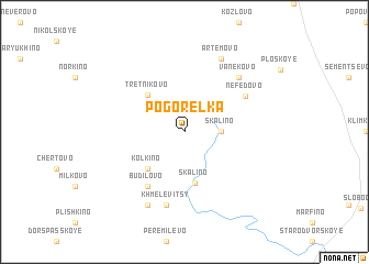 map of Pogorelka