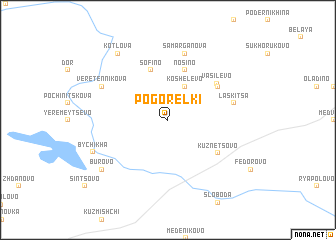 map of Pogorelki