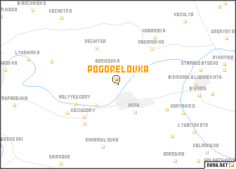 map of Pogorelovka