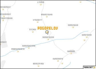 map of Pogorelov