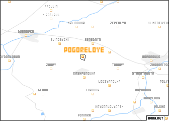 map of Pogoreloye