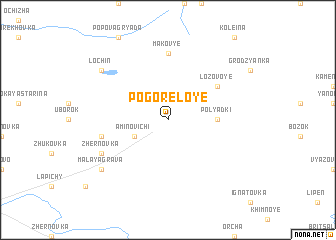 map of Pogoreloye