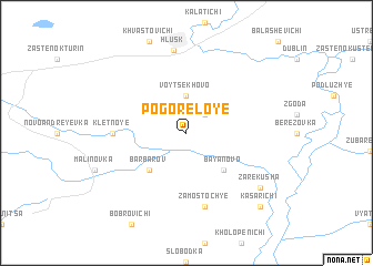map of Pogoreloye