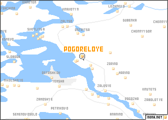 map of Pogoreloye