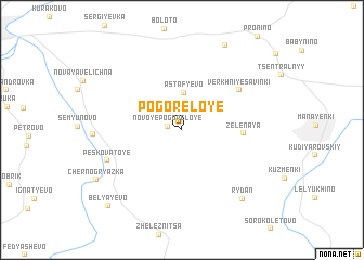 map of Pogoreloye