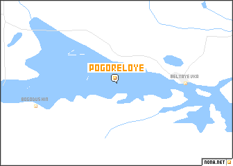 map of Pogoreloye