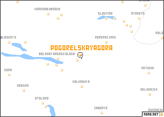 map of Pogorel\