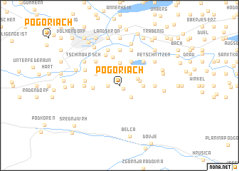 map of Pogöriach