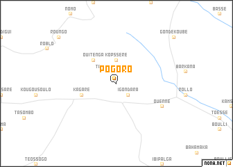 map of Pogoro