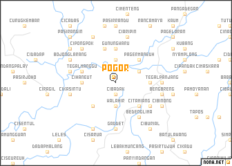 map of Pogor