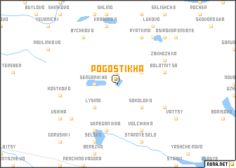 map of Pogostikha