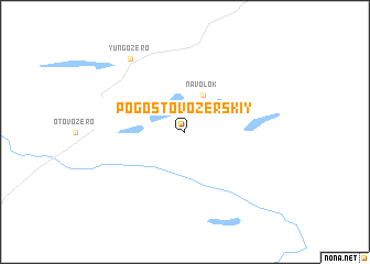 map of Pogostovozerskiy