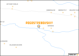 map of Pogost Rebovskiy