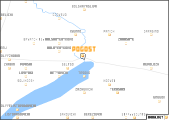 map of Pogost