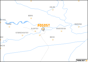 map of Pogost