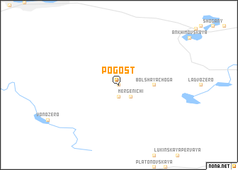 map of Pogost