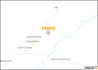 map of Pogost