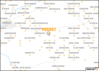 map of Pogost