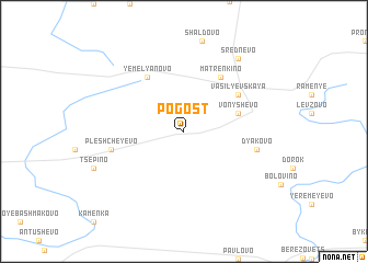 map of Pogost