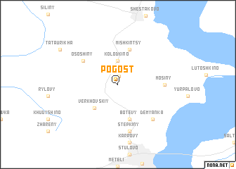 map of Pogost