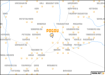 map of Pogou