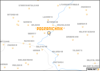 map of Pogranichnik